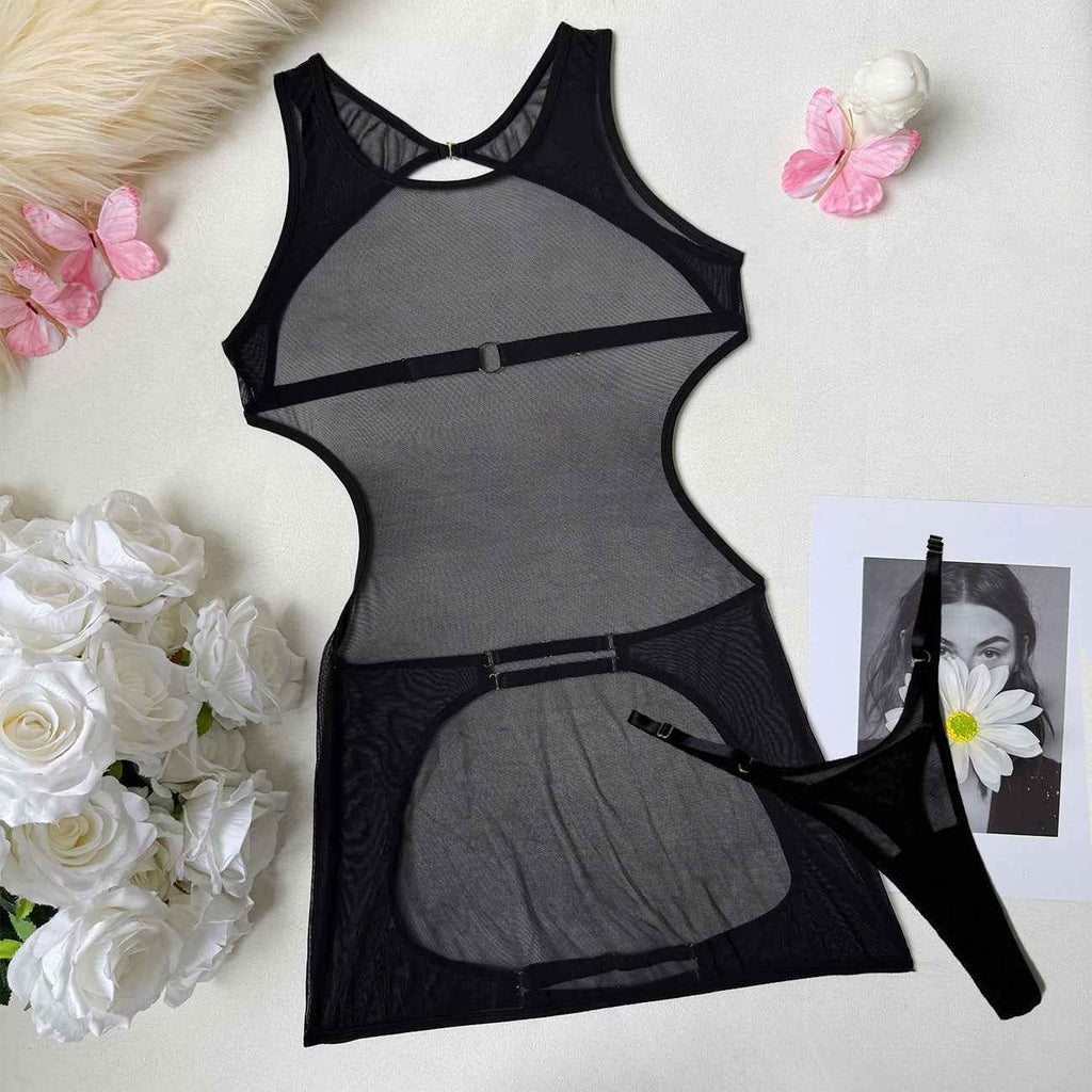 Dark Secret Backless Set