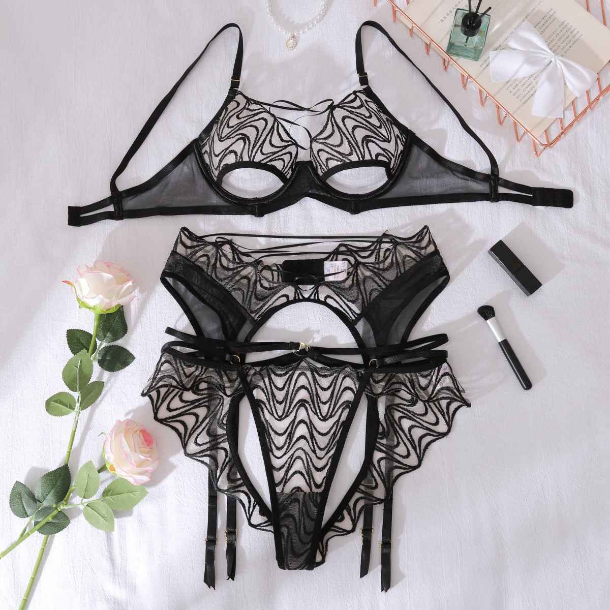 Embroidered Temptation Set